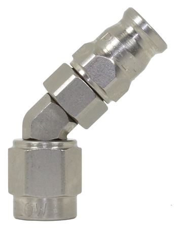 Picture of 200 Series Steel 45 degree Hose End