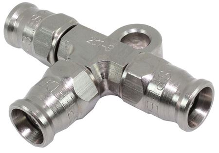 Picture of TEE - AN Hose End with Bracket